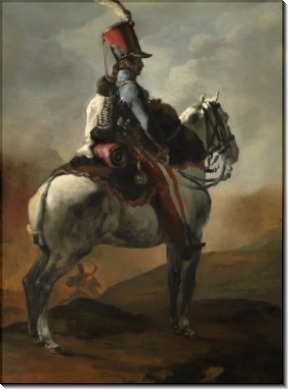 Гусарский трубач верхом на коне - Жерико, Теодор Жан Луи Андре