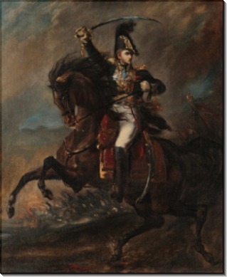Генерал Первой Империи, атакующий врага - Жерико, Теодор Жан Луи Андре