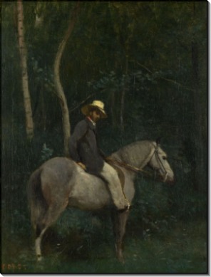 Месье Пиво верхом на коне - Коро, Жан-Батист Камиль