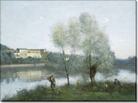 Пейзаж в Виль-д'Авре - Коро, Жан-Батист Камиль