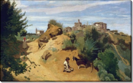 Пейзаж в  Дженцано - Коро, Жан-Батист Камиль