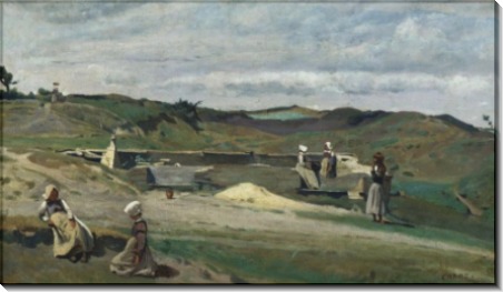 Источник в Кот-дю-Нор (теперь Кот-д'Армор), Бретань - Коро, Жан-Батист Камиль
