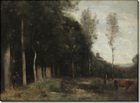 Лесной пейзаж - Коро, Жан-Батист Камиль