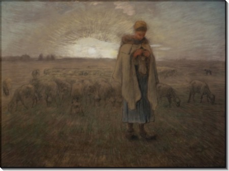 Пастушка - Милле, Жан-Франсуа 