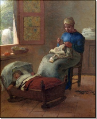 Спящий ребенок - Милле, Жан-Франсуа 
