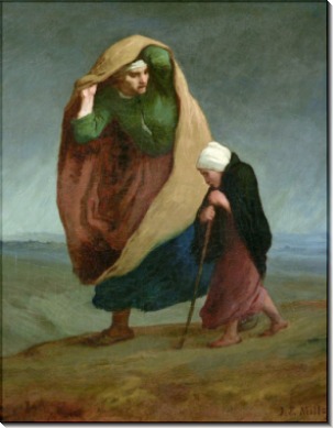 Женщина с ребенком - Милле, Жан-Франсуа 