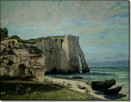 Скалы в Этрета. После шторма - Курбе, Гюстав