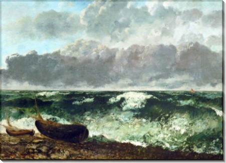 Бурное море - Курбе, Гюстав