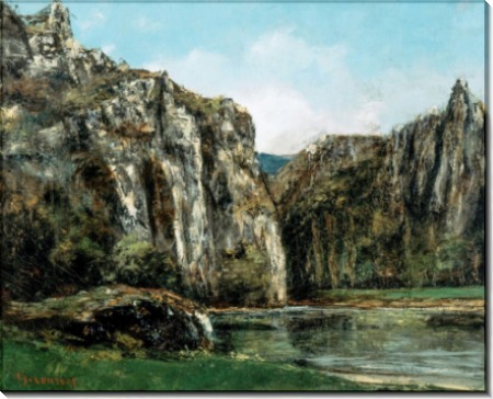 Ущелье в Юрских горах - Курбе, Гюстав