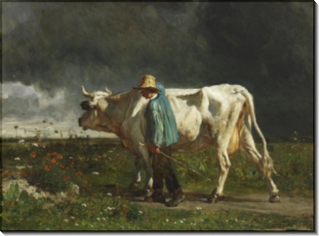 Пастух и корова - Труайон, Констан