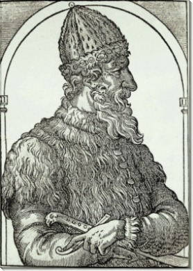 Иван ІІІ Васильевич. Гравюра из книги "Космография". 1575 - Теве, Андре