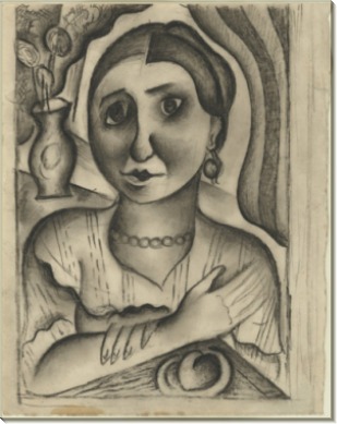 Портрет парижанки, 1923 - Челищев, Павел