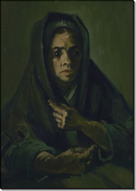 Крестьянка в темном капюшоне, 1885 - Гог, Винсент ван