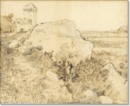 Холмы с руинами Монмажура, 1888 - Гог, Винсент ван
