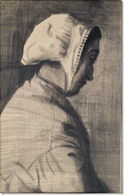 Портрет женщины (Head of a Woman), 1882-83 - Гог, Винсент ван