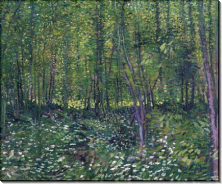 Деревья и подлесок (Trees and Undergrowth), 1887 лето - Гог, Винсент ван