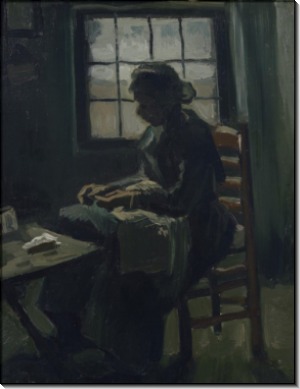 Женщина за шитьем (Woman Sewing), 1885 - Гог, Винсент ван