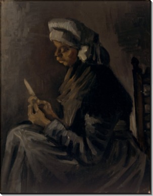 Крестьянка, чистящая картофель (The Potato Peeler), 1885 - Гог, Винсент ван