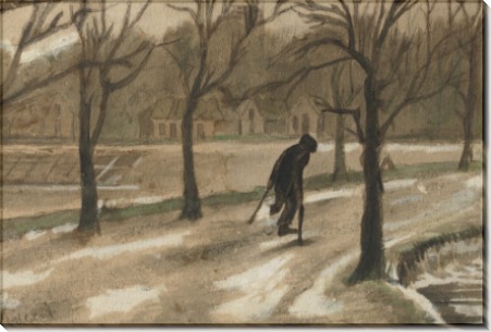 Зима, и в жизни (по Йозефу Израилю) (Winter, in Life as Well (after Jozef Israels)), 1877 - Гог, Винсент ван