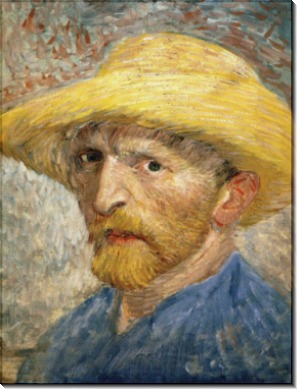 Автопортрет в соломенной шляпе (Self Portrait with Straw Hat), 1887 02 - Гог, Винсент ван