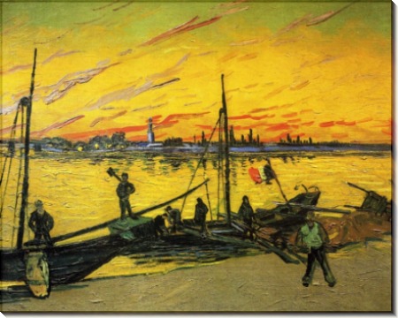 Угольные баржи (Сoal Barges), 1888 - Гог, Винсент ван