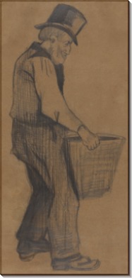 Старик с ведром (Old Man Carrying a Bucket), 1882 - Гог, Винсент ван
