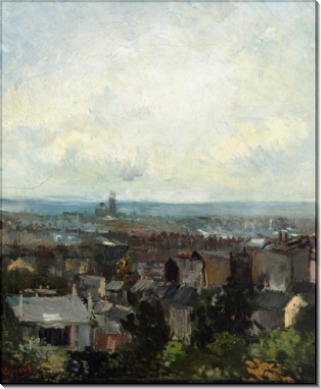 Вид на Париж от Монмартра (View of Paris from near Montmartre), 1886 - Гог, Винсент ван