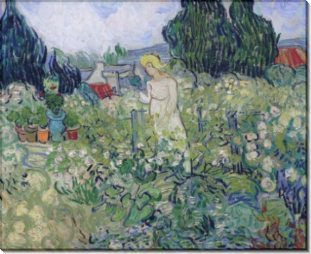 Маргарита Гаше в саду (Marguerite Gachet in the Garden), 1890 - Гог, Винсент ван