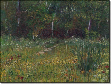 Парк в Аньер-сюр-Сен весной (Park at Asnieres in Spring), 1887 - Гог, Винсент ван