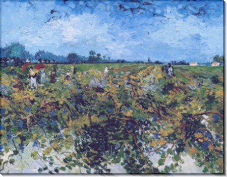Зеленые виноградники (The Green Vineyard), 1888 - Гог, Винсент ван