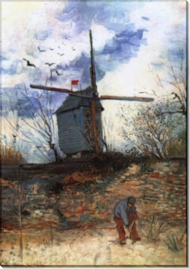 Мулен де ла Галетт. Мельницы Монмартра (Le Moulin de la Galette), 1886 - Гог, Винсент ван