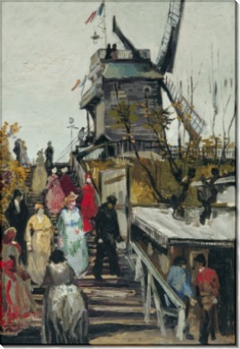Мельница Ле Блют-фин (Le Moulin de Blute-Fin), 1886 - Гог, Винсент ван