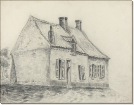 Дом Магро, Кесмес (The Magrot House, Cuesmes), 1879-80 - Гог, Винсент ван