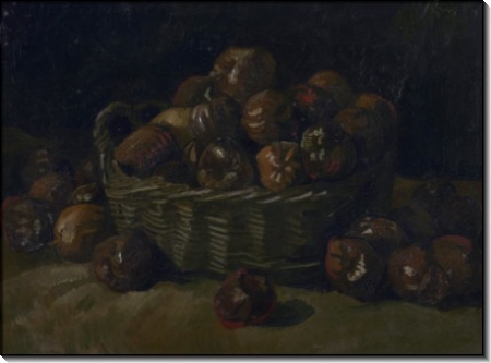 Корзина с яблоками (Basket of Apples), 1885 - Гог, Винсент ван