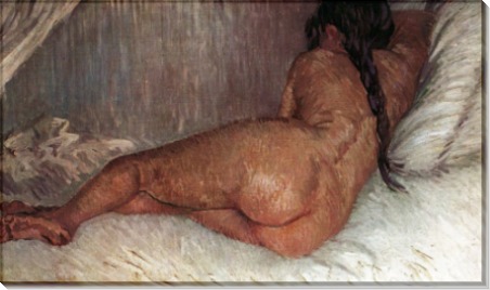Обнаженная женщина, лёжа. Вид со спины (Nude Woman Reclining, Seen from the Back), 1887 - Гог, Винсент ван