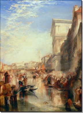 Большой канал в Венеции, уличная сценка - Тернер, Джозеф Мэллорд Уильям