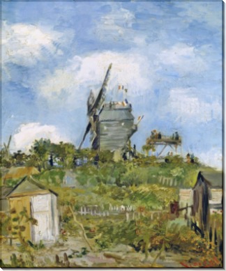 Мулен де ла Галетт. Мельницы Монмартра (Le Moulin de la Gallette), 1886 - Гог, Винсент ван