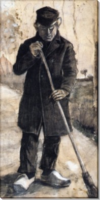 Мужчина с метлой (A Man with a Broom), 1881 - Гог, Винсент ван