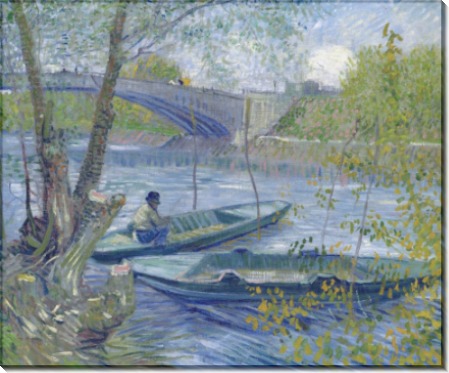 Рыбалка весной, Пон-де-Клиши (Fishing in the Spring, Pont de Clichy), 1887 - Гог, Винсент ван