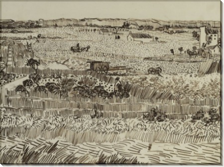 Урожай (для Эмиля Бернара) (Harvest (for Emile Bernard)), 1888 - Гог, Винсент ван