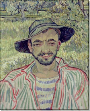 Портрет молодого крестьянина (Portrait of a Young Peasant), 1889 - Гог, Винсент ван
