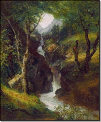 Водопад в лесу - Кенсетт, Джон Фредерик