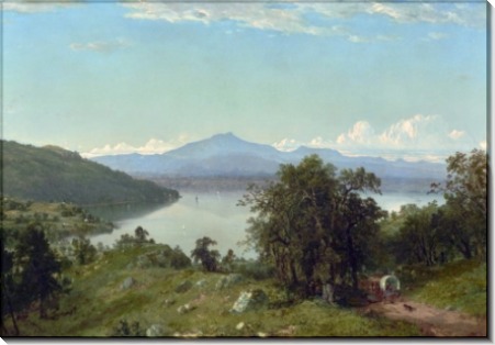 Вид на Кэмелс Хамп со стороны озера Шамплейн - Кенсетт, Джон Фредерик