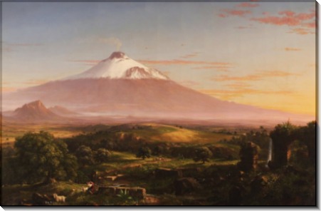 Пейзаж с вулканом Этна - Коул, Томас