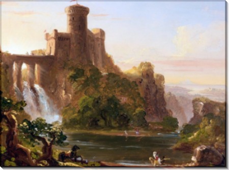 Крепость и водопад - Коул, Томас