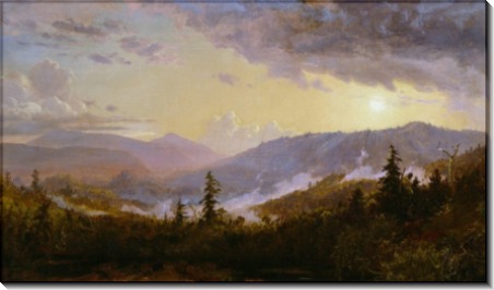 Закат после бури в горах Катскил - Кропси, Джаспер Фрэнсис