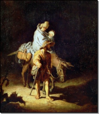 Бегство в Египет - Рембрандт, Харменс ван Рейн