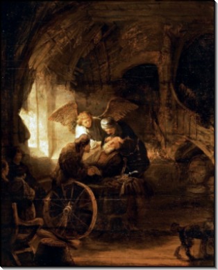 Товия, исцеляющий слепоту отца - Рембрандт, Харменс ван Рейн