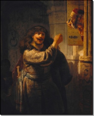 Самсон угрожает своему тестю - Рембрандт, Харменс ван Рейн