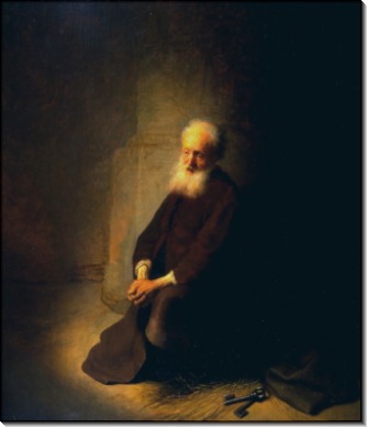 Святой Петр в темнице - Рембрандт, Харменс ван Рейн